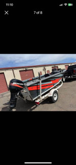17ft deep v fishing boat Mercury 50hp
