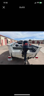 17ft deep v fishing boat Mercury 50hp