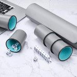 Party Games Leather Dice Cup Set, 5 Leather Dice Cups + 25 Dice + Excl