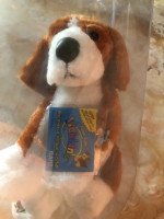 Webkinz BEAGLE Dog Unused Sealed Code 8" Plush New