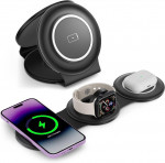 3 in 1 Wireless Charging Station for Apple Watch and iPhone 15, Magnet