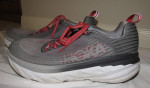 Men's HOKA One One Bondi 6 Gray Running Shoes, Sz. 10.5~MINT