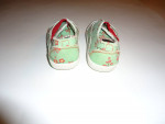 (1) Pair Toddler Girls Baby Won green Shoes - Size 4