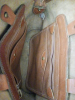Vintage DOONEY & BOURKE Caramel Brown Pebble Leather Norfolk Bag