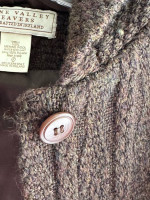 Imported Irish Wool Long, Hooded Jacket