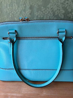 Kate Spade Purse Handbag Like NEW, Beautiful Aqua Turquoise Color