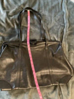 ΒOTTEGA VENETA Black Leather carry-on/briefcase