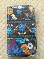 Vera Bradley Accordian Wallet in Midnight Blues BRAND NEW With TAGS!