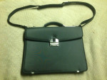 New DELSEY BLACK Carry On Shoulder Laptop / Messenger Bag