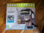 Sharper Image Virtual Reality Headset with Built-In Headphones